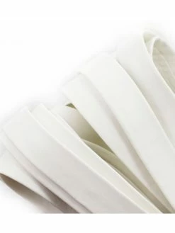 Czech Beads Exclusive 1yrd 0,9 M Blanc En PU Simili Cuir Cordon Plat Cordon En Cuir Faux Pu Dentelle De Perles De La Chaîn