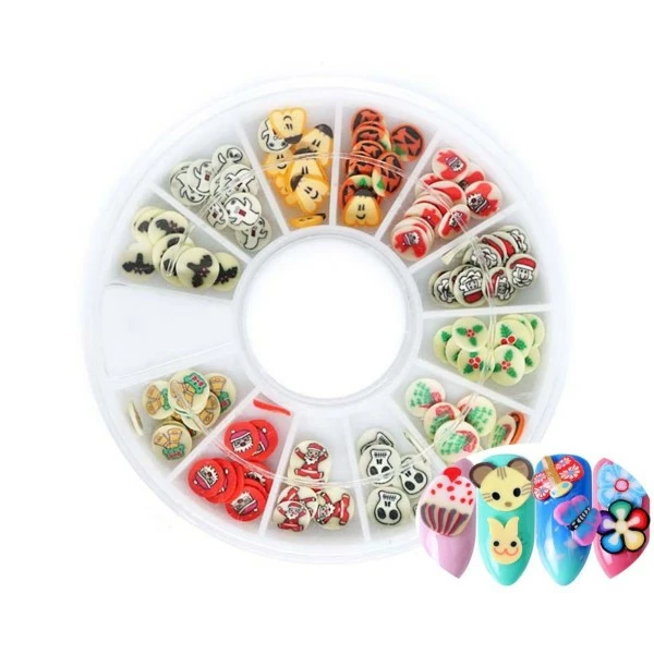 Czech Beads Exclusive 2 Boîtes De Noël Halloween Vacances Mélange Polymère Argile FIMO Canne Tranche Kawaii Alimentaire Na 1 Czech Beads Exclusive 2 Boîtes De Noël Halloween Vacances Mélange Polymère Argile FIMO Canne Tranche Kawaii Alimentaire Na