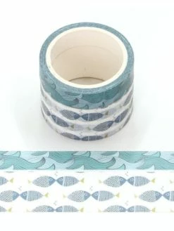 THE LOVELY FACTORY 2 Masking Tape Parfumés à Gratter - Parfum Océan