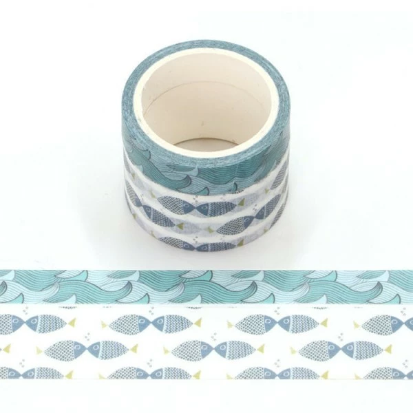 THE LOVELY FACTORY 2 Masking Tape Parfumés à Gratter - Parfum Océan 1 THE LOVELY FACTORY 2 Masking Tape Parfumés à Gratter - Parfum Océan