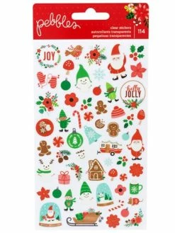 2 Planches De Stickers Noël - Pebbles
