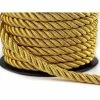 Czech Beads Exclusive 20m De La Verge D'Or Torsadé Cordon Ø7mm, Les Cordons Des Stores Et Des Chaînes, Mercerie,
