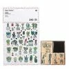 Rico Design 210 Autocollants + 7 Tampons Bois Avec Encreur Plantes D'intérieur