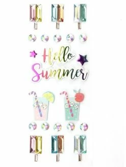 Graine Créative 22 Stickers 3D - Hello Summer