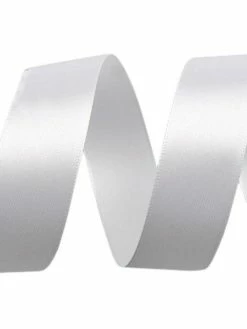 Czech Beads Exclusive 22,5 M De Satin Blanc, Ruban Largeur: 20 Mm, Simple Face, Rubans - Unique De La Couleur, De La Merce