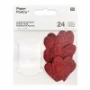 Rico Design 24 Étiquettes À Suspendre Petits Coeurs Rouges