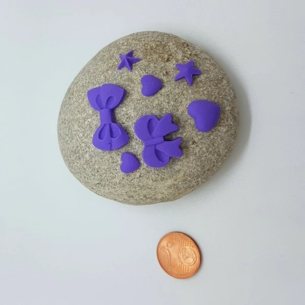 Passioncreationcollection 24 Formes Noeud étoile Coeur En Argile Polymère à Coller Pour Scrapbooking 0-NE 3 Passioncreationcollection 24 Formes Noeud étoile Coeur En Argile Polymère à Coller Pour Scrapbooking 0-NE – Image 3