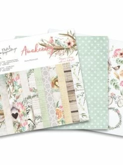 24 Papiers Imprimés Scrapbooking 15 X 15 Cm PIATEK AWAKENING