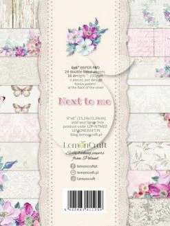 LEMON CRAFT 24 Papiers Scrapbooking 15 X 15 Cm LemonCraft NEXT TO ME