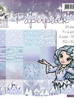 YVONNE CREATIONS 24 Papiers Scrapbooking 15,2 X 15,2 Cm Album Faire Part Carte Yvonne Création MAGICAL WINTER