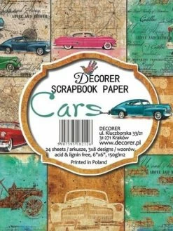 24 Papiers Scrapbooking Fantaisis 15.2 X 15.2 Cm DECORER BY THE SEA