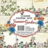24 Papiers Scrapbooking Fantaisis 15.2 X 15.2 Cm DECORER SUMMER GARDEN