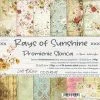 CRAFT O CLOCK 24papiers Scrapbooking 20 X 20 Cm Craft O Clock RAYS OF SUNSHINE