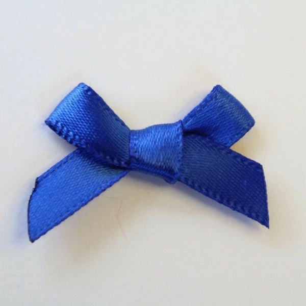 Tricot Créations 25 X Noeud En Ruban Satin 7mm : Bleu Roi - 02360 1 Tricot Créations 25 X Noeud En Ruban Satin 7mm : Bleu Roi - 02360