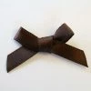 Tricot Créations 25 X Noeud En Ruban Satin 7mm : Marron - 02344