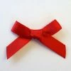 Tricot Créations 25 X Noeud En Ruban Satin 7mm : Rouge