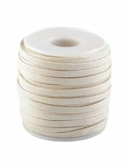 Czech Beads Exclusive 25m 1 Blanc Plat Coton Ciré Cordon Largeur 4 Mm, Cordon Tresse, Cordon D'Artisanat, Corde, Cordon, B -V-Zug shop 25m 1 blanc plat coton cire cordon largeur 4 mm cordon tresse cordon dartisanat corde cordon b p 5
