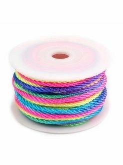 Czech Beads Exclusive 25m Comme Sur La Photo Corde Ø3mm, Les Cordons Des Stores Et Des Chaînes, Mercerie,