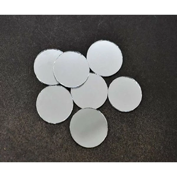 Czech Beads Exclusive 25pcs Argent Rond Miroir En Verre, De La Colle Sur Cabochon Dreamcatcher La Décoration De Broderie à 2 Czech Beads Exclusive 25pcs Argent Rond Miroir En Verre, De La Colle Sur Cabochon Dreamcatcher La Décoration De Broderie à – Image 2