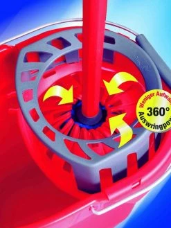 Vileda Seau à Serpillère SuperMocio 15 L, Rouge - Seau De Nettoyage -V-Zug shop 278700 2 5