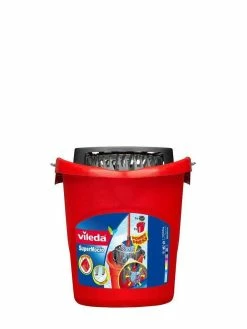 Vileda Seau à Serpillère SuperMocio 15 L, Rouge - Seau De Nettoyage -V-Zug shop 278700 3 5