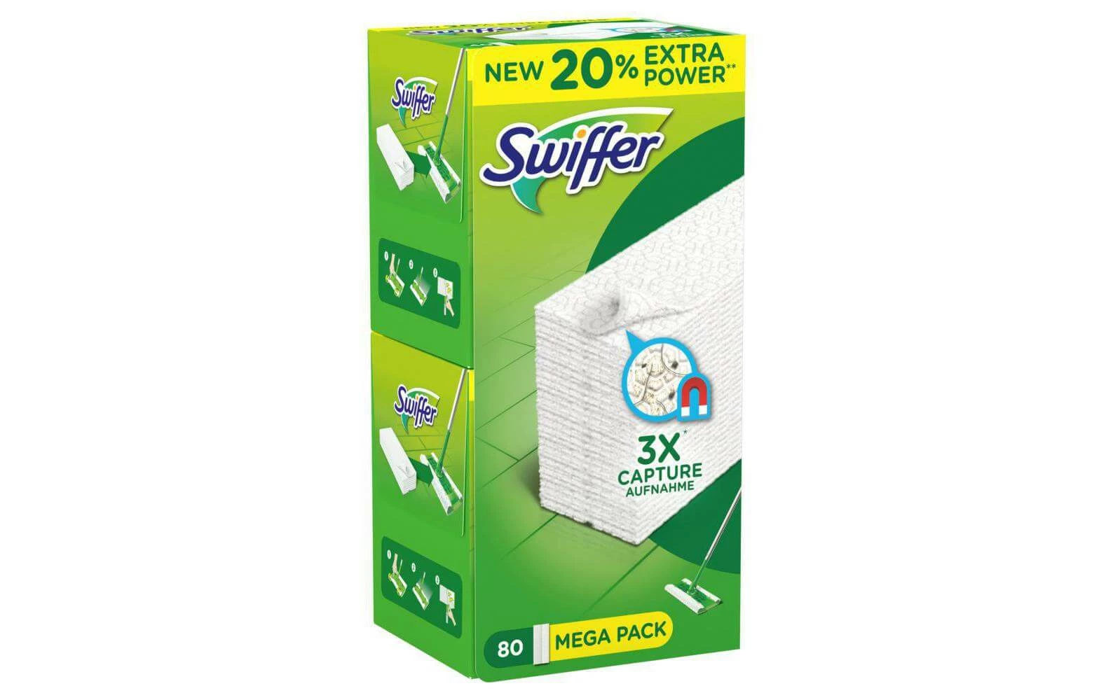 Swiffer Lingette Sécher 80 Pièces - Couvercle D'essuie-glace 1 Swiffer Lingette Sécher 80 Pièces - Couvercle D'essuie-glace