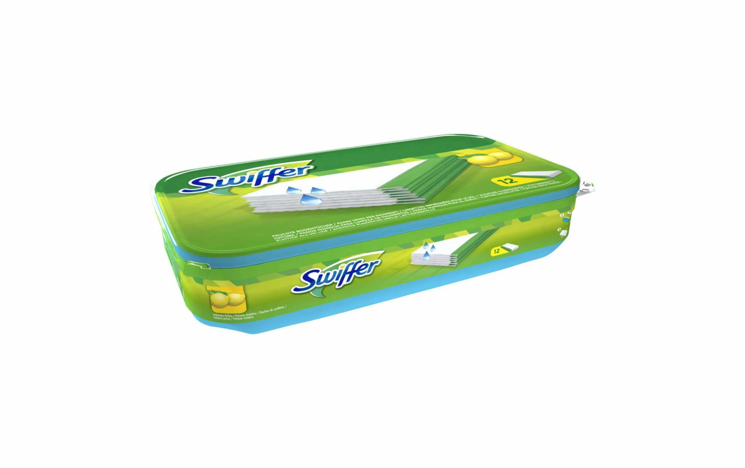 Swiffer Lingette Wet 12 Pièces - Couvercle D'essuie-glace 1 Swiffer Lingette Wet 12 Pièces - Couvercle D'essuie-glace