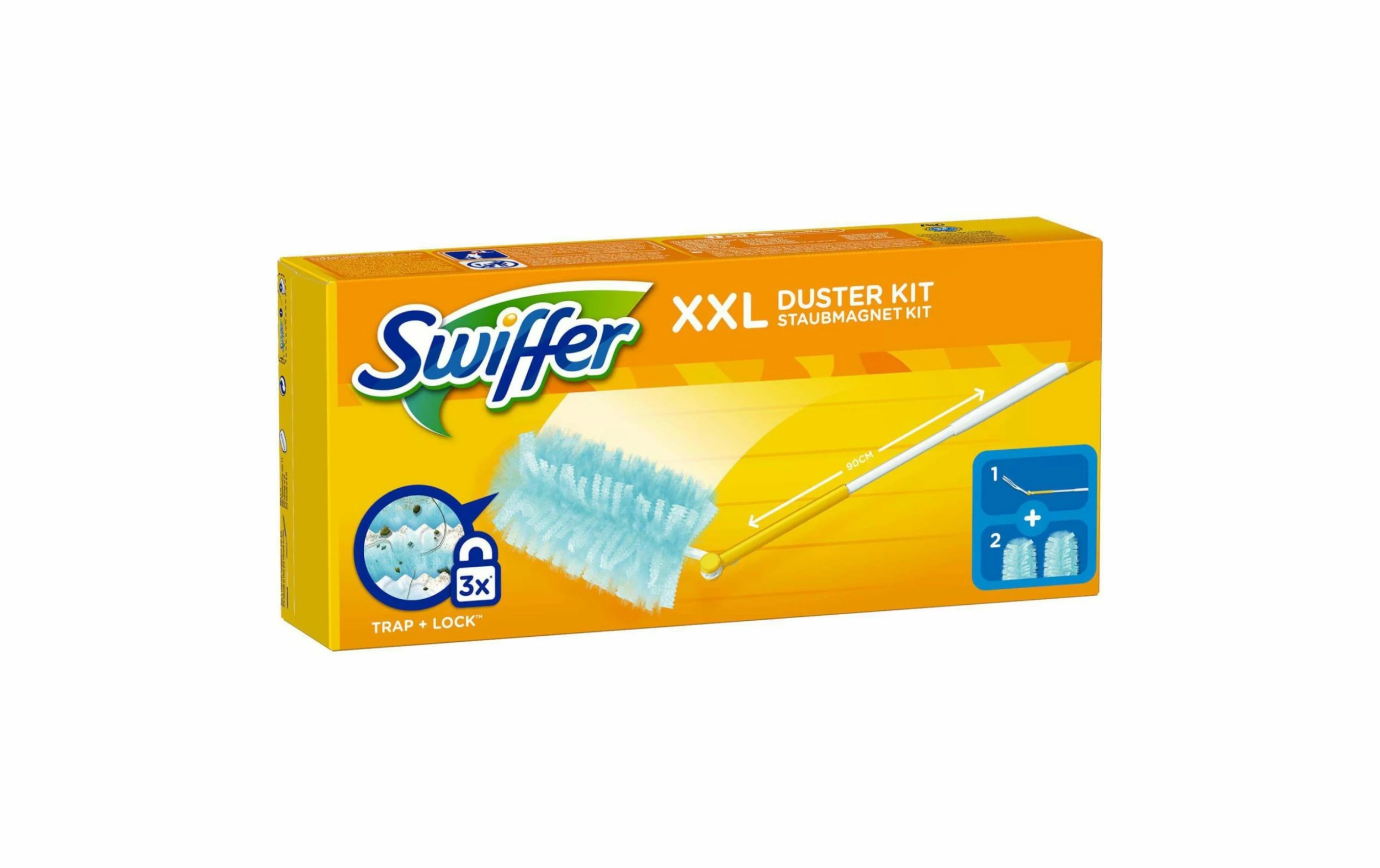 Swiffer Aimant à Poussière XXL (poignée + 2 Chiffons) - Nettoyeur De Poussière 2 Swiffer Aimant à Poussière XXL (poignée + 2 Chiffons) - Nettoyeur De Poussière – Image 2
