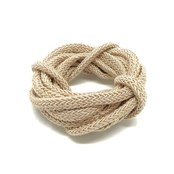 La Cuisine Des Perles 2m Cordon Tressé Plat En Polyester Beige 7mm X 3mm Pour Anse De Sac, Couture, Collier 3 La Cuisine Des Perles 2m Cordon Tressé Plat En Polyester Beige 7mm X 3mm Pour Anse De Sac, Couture, Collier – Image 3