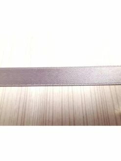 2m Ruban Satin Gris 15mm Double Face - Fillawant