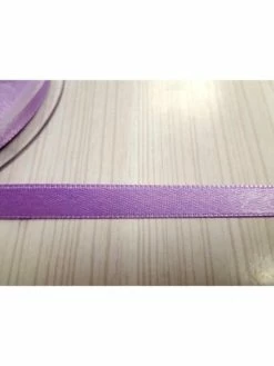 2m Ruban Satin Lilas / Lavande 10mm Double Face - Fillawant