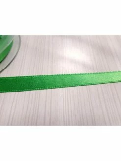 2m Ruban Satin Vert 10mm Double Face - Fillawant