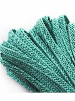 Czech Beads Exclusive 2yrd 1,8 M Bleu Turquoise Vert De Draps En Coton Ruban Tissu à Plat Cordon Macrame Boho Style De Bra