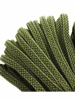 Czech Beads Exclusive 2yrd 1,8 M Vert De Draps En Coton Ruban Tissu à Plat Cordon Macrame Boho Style De Bracelet De Collie