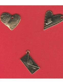 Stamperia 3 Breloques Charms Pendentifs Coeurs Et Enveloppe Pour Scrapbooking, Création De Bijou 3 Stamperia 3 Breloques Charms Pendentifs Coeurs Et Enveloppe Pour Scrapbooking, Création De Bijou -V-Zug shop 3 breloques charms pendentifs coeurs et enveloppe pour scrapbooking creation de bijou p 2