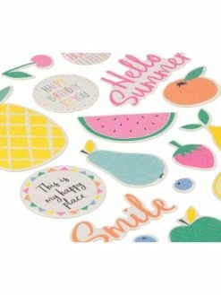 Artemio 3 Feuilles Cartonnées De Stickers Tutti Frutti