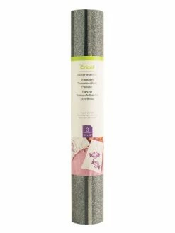 3 Feuilles De Flex Thermocollant Gris Clair, Gris Foncé, Noir Pailleté 30,5 X 30,5 Cm - Cricut