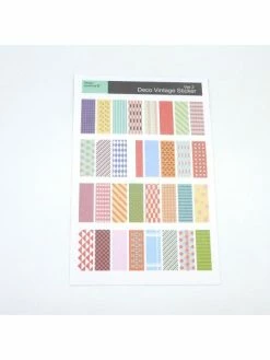 La Cuisine Des Perles 3 Planches D'étiquettes Adhésives, Stickers Embellissement Scrapbooking Motif Fleurs, Carreaux, Ra -V-Zug shop 3 planches detiquettes adhesives stickers embellissement scrapbooking motif fleurs carreaux ra p 3