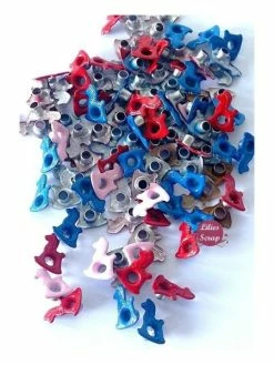 EYELET OUTLET 30 Oeillets Cheval à Bascule 13 Mm Eyelets Scrapbooking