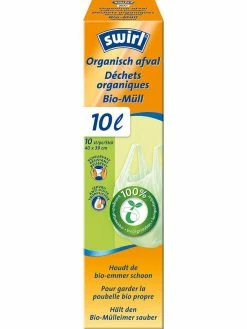 Swirl Sacs Poubelle Pour Déchets Verts 10 L, 10 Pièce/s - Sacs Poubelle