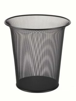 REXEL Corbeille à Papier Abfallkorb Draht Noir 10 L - Corbeille