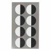 Rico Design 32 Autocollants Yeux Ronds Blanc Et Noir - 2,5 Cm
