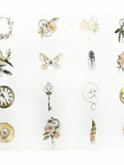 Czech Beads Exclusive 32pcs 1 Sac Vintage Fleur Horloge Oiseau De Papier Décalque De L'Artisanat Des Autocollants Scrapboo 6 Czech Beads Exclusive 32pcs 1 Sac Vintage Fleur Horloge Oiseau De Papier Décalque De L'Artisanat Des Autocollants Scrapboo -V-Zug shop 32pcs 1 sac vintage fleur horloge oiseau de papier decalque de lartisanat des autocollants scrapboo p 2
