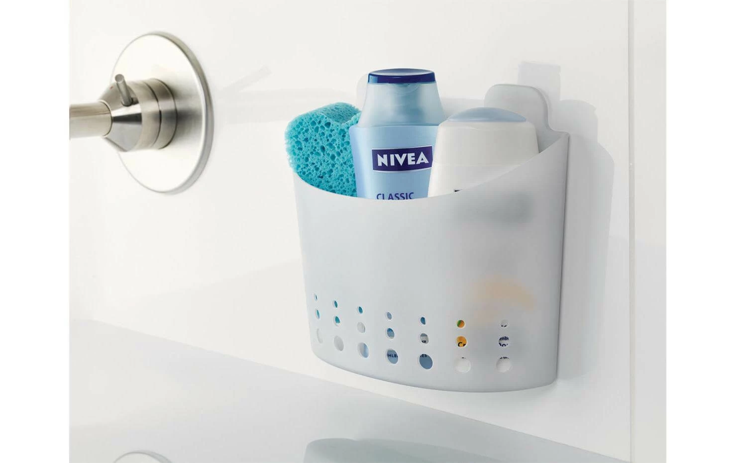 Tesa Attache D'évier Powerstrips WP Panier Grand Blanc - Remorque à évier 2 Tesa Attache D'évier Powerstrips WP Panier Grand Blanc - Remorque à évier – Image 2