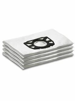 Kärcher Sac Filtrant Non Tissé WD 4 Pcs. - Tubes Et Tuyau Pour Aspirateur