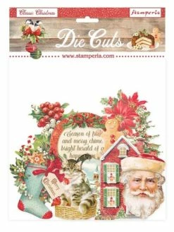 38 Die Cuts Stamperia Classic Christmas