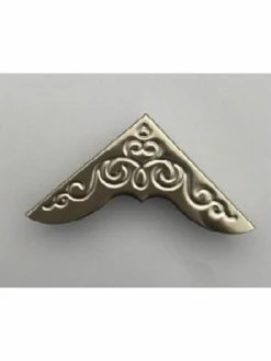 AUTRE 4 Coins En Métal Argentés Décor 2