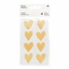 Rico Design 4 Feuilles D'Autocollants Coeurs Kraft