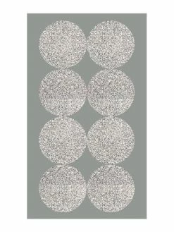 Rico Design 4 Feuilles D'autocollants L étoiles Argentées