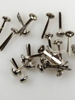 40 Attaches Parisiennes Rondes Couleurs Argentées Nellie Snellen